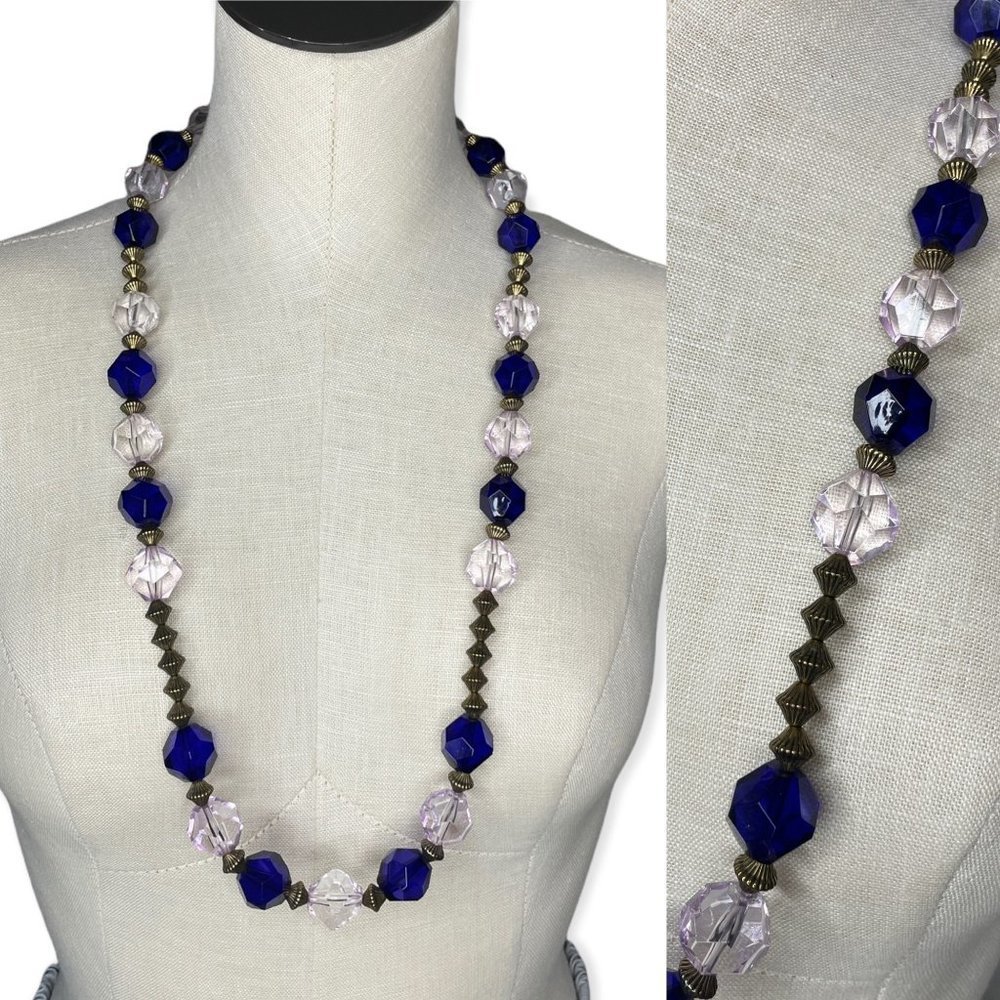 Beaded Necklace Purple Marked Me